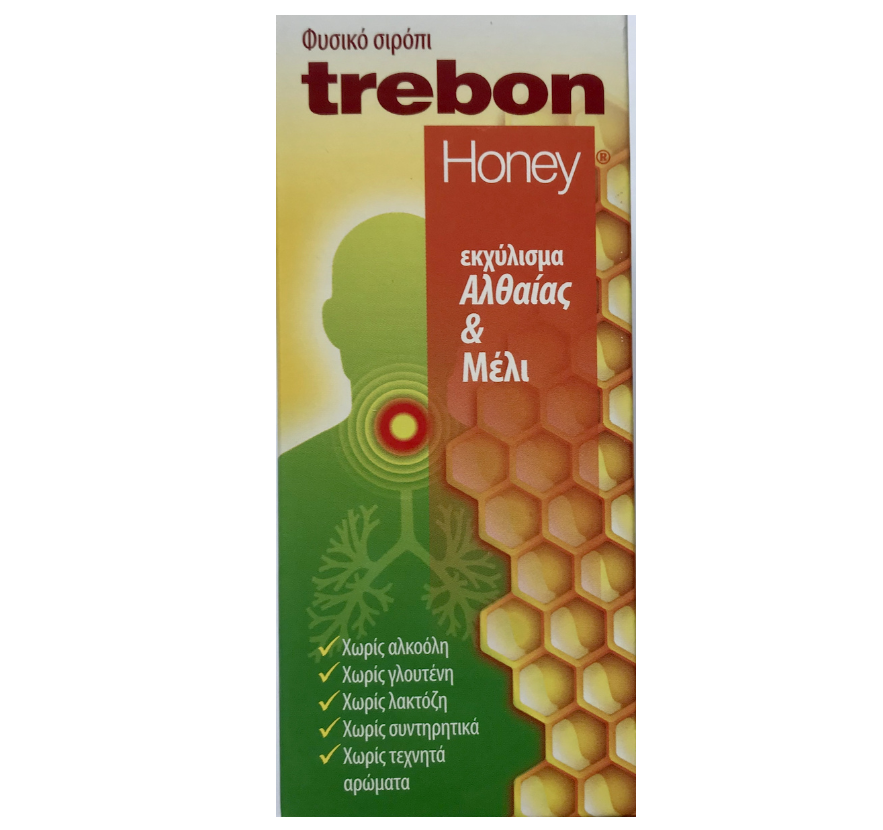 UNI-PHARMA TREBON HONEY NATURAL SYRUP 100ML