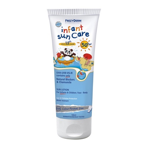 Frezyderm Infant Sun Care SPF50+ Αντηλιακό Γαλάκτωμα για Νήπια & Παιδιά από τον 12ο μήνα, 100ml