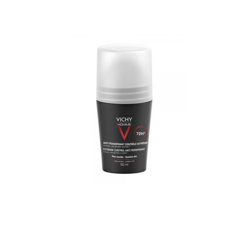 Vichy Homme Deodorant Anti-Transpirant Roll-On 72h Ανδρικό Αποσμητικό κατά της Έντονης Εφίδρωσης, 50ml