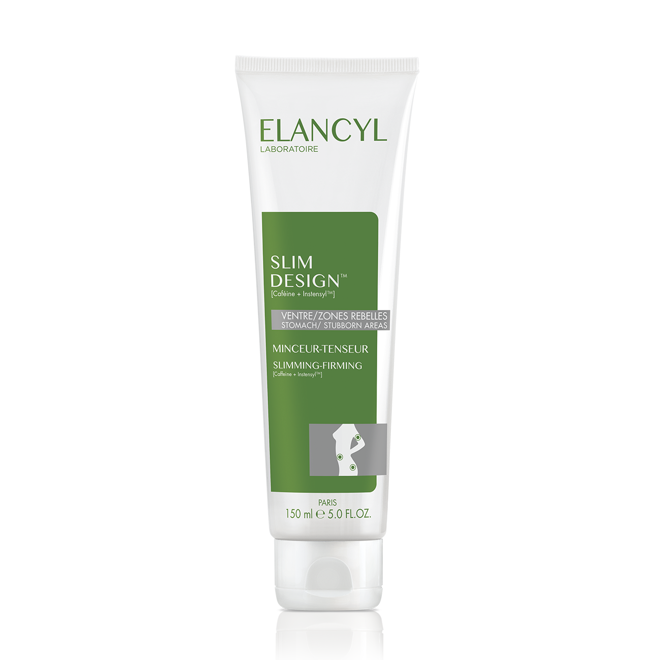 Elancyl Slim Design Stomach & Stubborn Areas Αδυνατιστικός Ορός για την Κοιλιά και τα Επίμονα Σημεία, 150ml